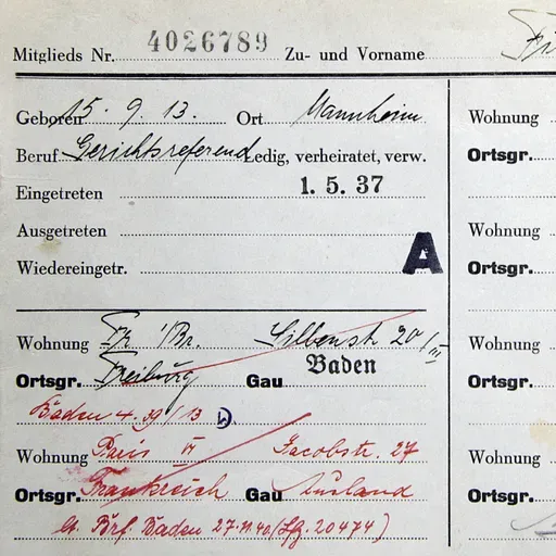 Neue zugängliche NSDAP-Datenbank verändert Blick auf Familiengeschichte