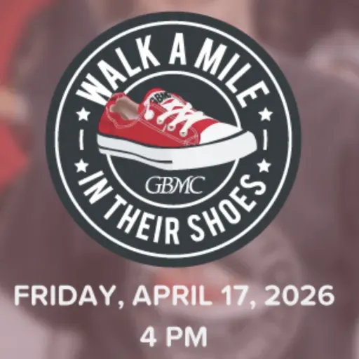 Laura Clary of GBMC SAFE team invites Nestor to Walk A Mile In Their Shoes on April 17th in Towson