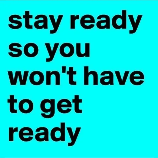 Getting back to the basics and being better prepared