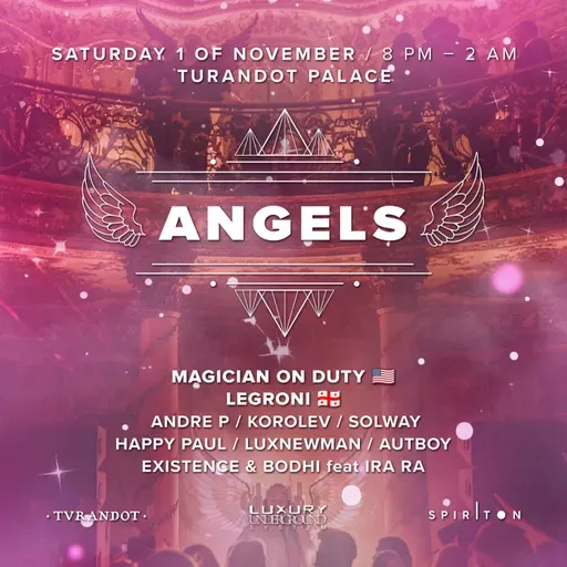 ANDRE P ‒ 1 NOVEMBER | ANGELS BALL | TURANDOT PALACE | MOSCOW