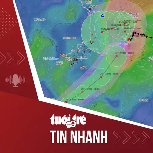 Tin tức tối 28-11: Bão số 15 và áp thấp nhiệt đới vừa hình thành tác động đến Nam Bộ ra sao?