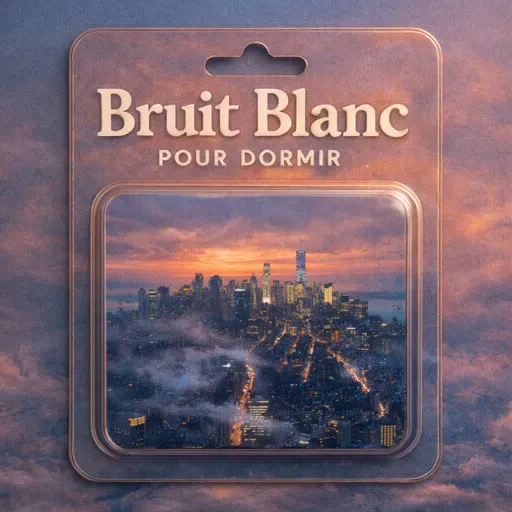 1 H Bruit Blanc relaxant pour DORMIR | Son de nuit en haut de la ville