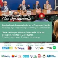 Resultados de las postulaciones al Programa Procría. Cierre del Proyecto Arroz-Ganadería, FPTA 381.