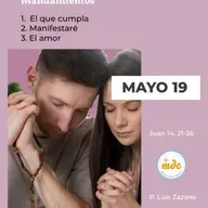Juan 14, 21-26: Mandamientos
