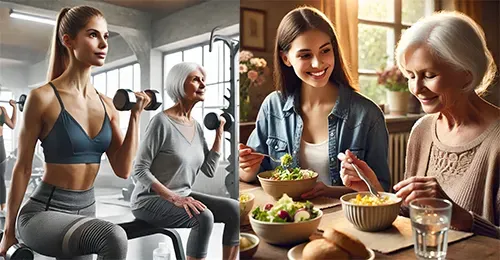 El deterioro fisiológico del ser humano.