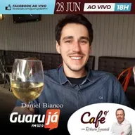 280622 - Café especial na Guarujá 92.9 FM, com Daniel Bianco