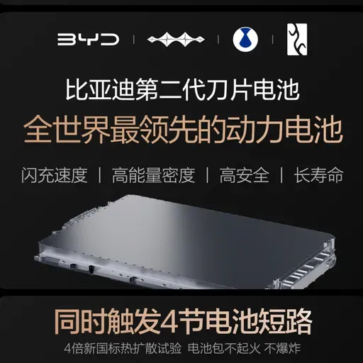比亚迪发布第二代刀片电池 树立行业新标杆！