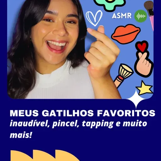 ASMR com meus GATILHOS FAVORITOS - inaudível, pincel, tapping e muito mais! 😍