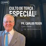Culto 12/08/2025 – Terapia com Deus