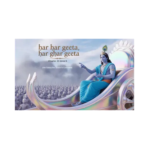 अध्याय 15 श्लोक 6 | भगवद गीता हिंदी | गीता का सार | परम धाम, दिव्य प्रकाश और मुक्ति #jagatkasaar