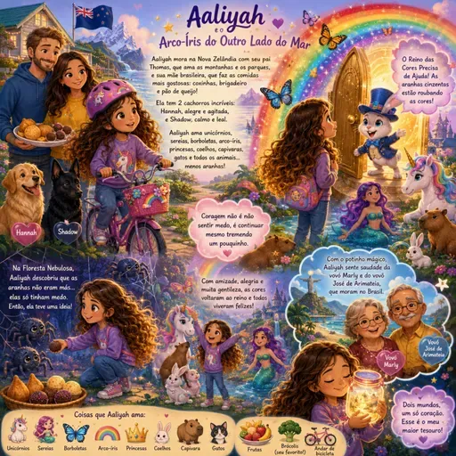 O arco-íris do outro lado do mar 🌈