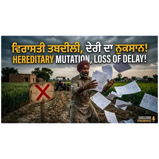 ਇੰਤਕਾਲ ਨਾ ਕਰਵਾਇਆ ਤਾਂ ਕੀ ਹੋਵੇਗਾ? ⚠️ ਜ਼ਮੀਨ ਖੋ ਸਕਦੇ ਹੋ!