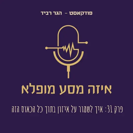 פרק 31: איך לשמור על איזון בתוך כל הכאוס הזה