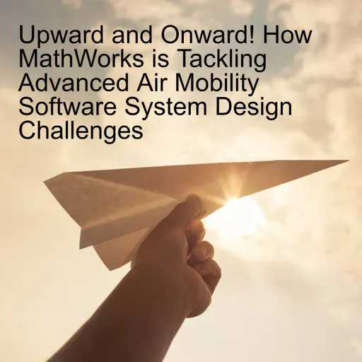 Upward and Onward! How MathWorks is Tackling Advanced Air Mobility Software System Design Challenges