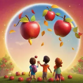 Göydən 3 alma düşdü…🍎