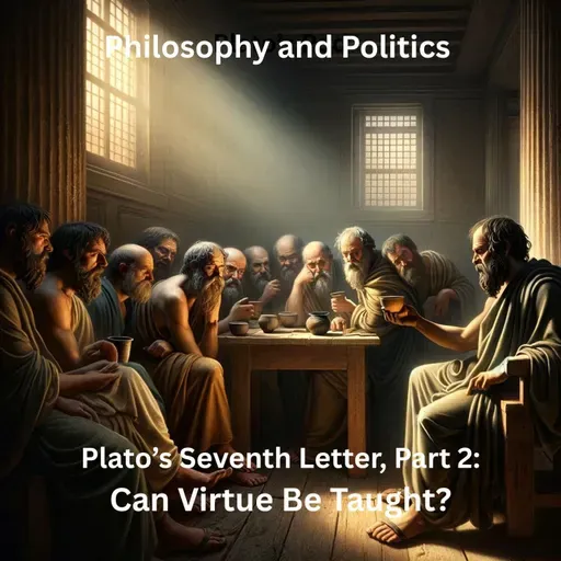 Plato's Seventh Letter, Part 2: Can Virtue Be Taught?