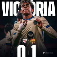victoria importante del barça en bilbao