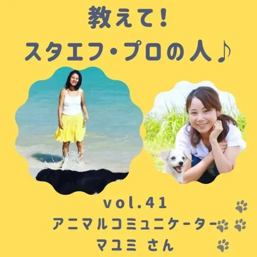 《教えて❣️スタエフ・プロの人💛》VOL.41アニマルコミュニケーター🐱まゆみさん