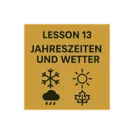 Lesson 13 | Jahreszeiten und Wetter | Seasons and Weather | German A1 (Telugu)