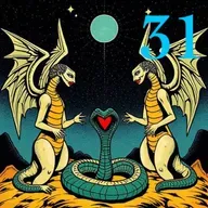 Buenos presagios, 31 (voz humana)