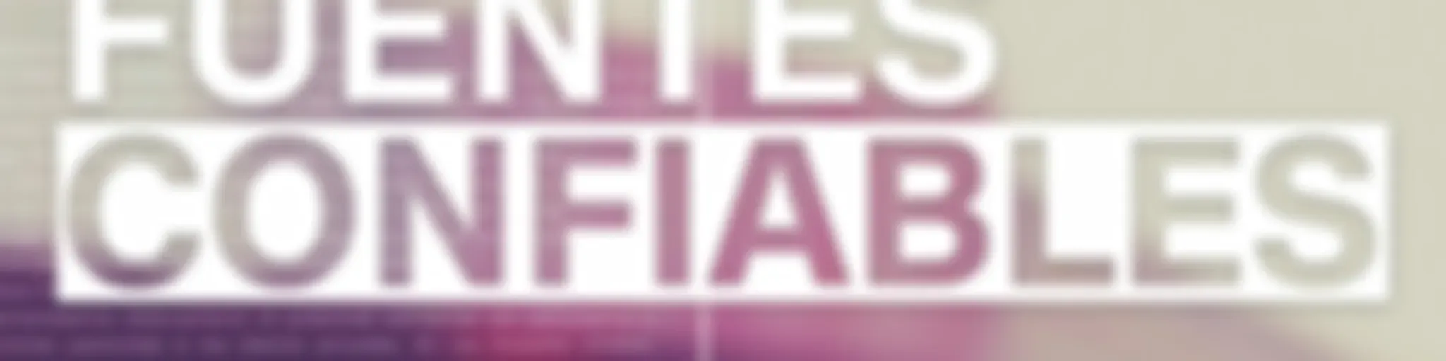 Fuentes Confiables