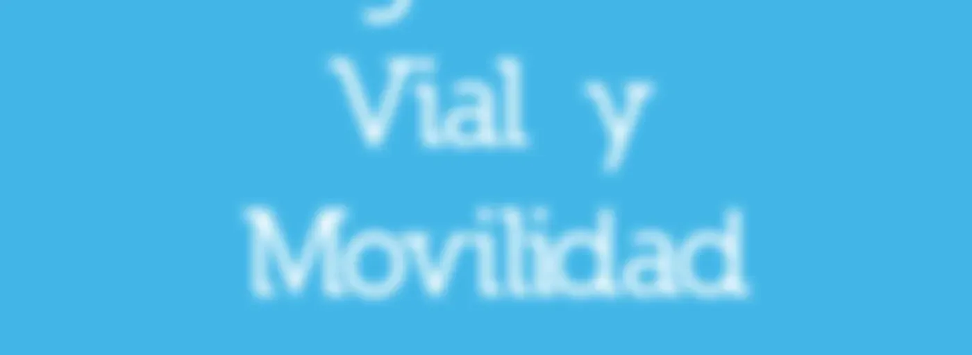 Seguridad Vial y Educación Vial