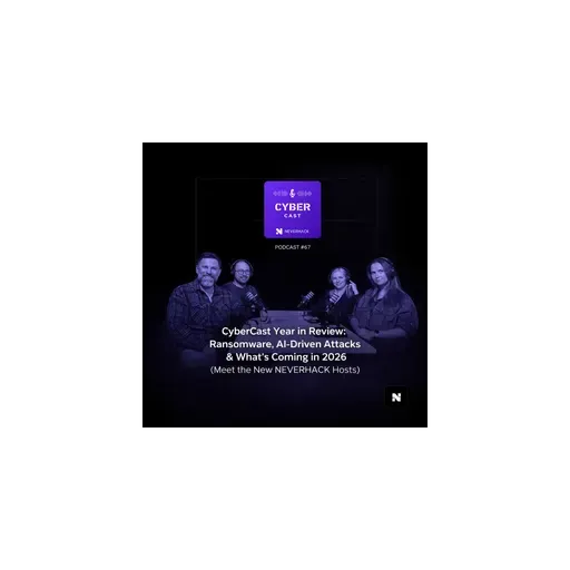 CyberCast Year in Review: Ransomware, AI-Driven Attacks & What’s Coming in 2026 (Meet the New NEVERHACK Hosts)