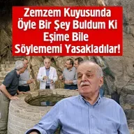 Zemzem Kuyusunda Öyle Bir Şey Buldum Ki Eşime Bile Söylememi Yasakladılar Prof. Dr. Zekai Şen