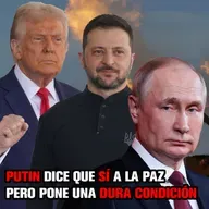 PUTIN podría aceptar un ALTO AL FUEGO pero quiere que se DETENGA la ayuda a UCRANIA.