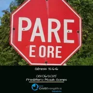 Pare e Ore - Presbítero Mozah Gomes - Palavra Ministrada em 08/06/2025