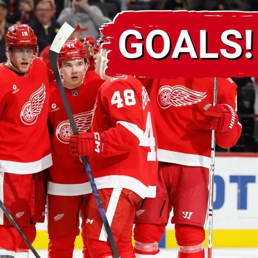 Alex DeBrincat's 3-points leads Detroit's cathartic offensive explosion