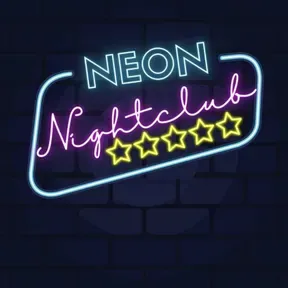 Neon night club