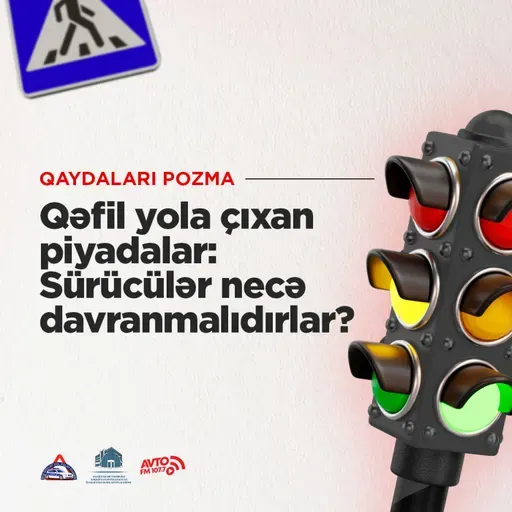 Qəfil Yola Çıxan Piyadalar: Sürücülər Necə Davranmalıdırlar? I Qaydaları pozma