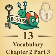 👀 Bonus Episode 13 Preview – Vocabulary for Chapter 2, Part 3: Objects, Actions, and Mystery