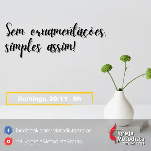 Mensagens de Vida - Episódio 71 - Sem ornamentações, simples assim