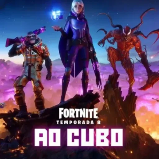 VEM JOGAR TEMPORADA 8 AO CUBO DO FORTNITE