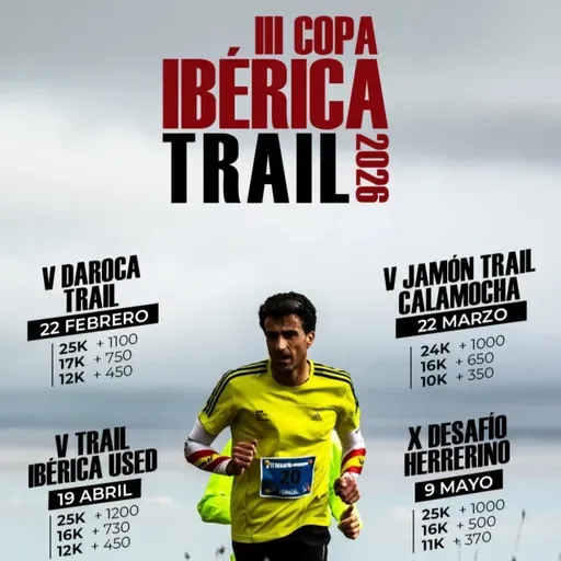 Daroca se prepara para la III edición de la Copa Ibérica Trail 2026