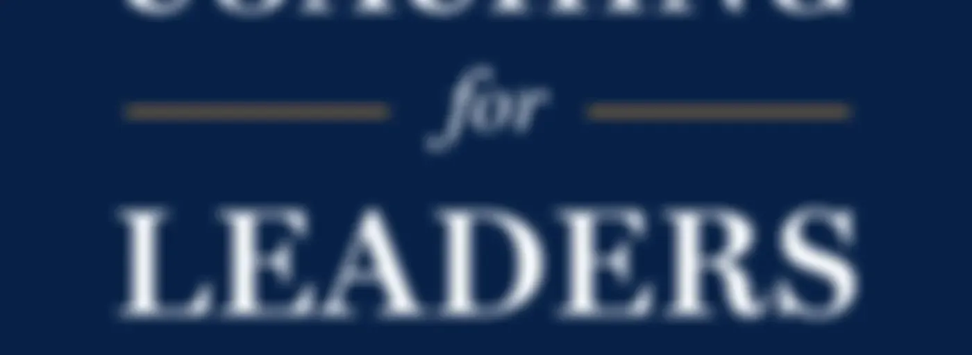 Coaching for Leaders