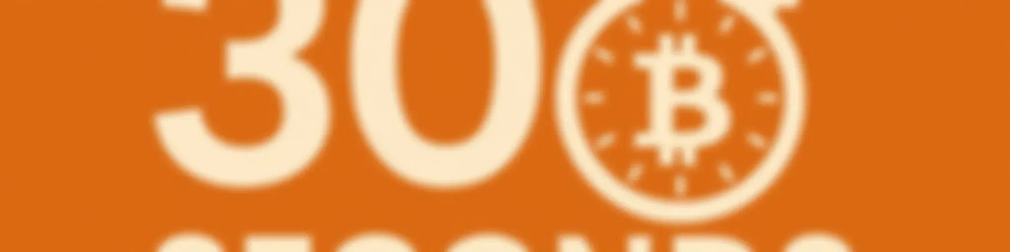 Bitcoin 30 Seconds