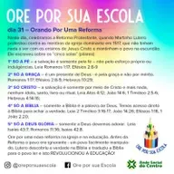 Ore Por Sua Escola dia 31 - 31/10/2021 RadioWeb JV
