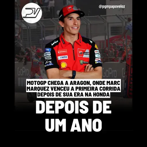 AQUECIMENTO: MOTOGP EM ARAGON, PALCO DA PRIMEIRA VITÓRIA DE MARC MARQUEZ DEPOIS DA HONDA