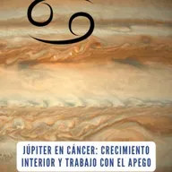 Júpiter en Cáncer: Crecimiento interior y trabajo con el apego.