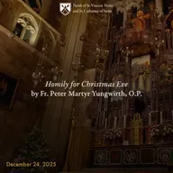 20. Homily for Christmas Eve by Fr. Peter Martyr Yungwirth, O.P.