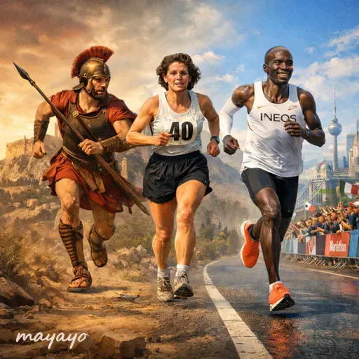 MARATÓN: EL BOOM QUE NO CESA. Origen, presente y futuro. De Filípides a Eliud Kipchoge.
