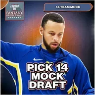 Fantasy Basketball Mock Draft Pick 14 | Building Around Stephen Curry in 14 Teams