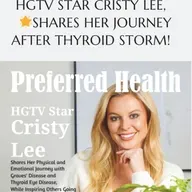 HGTV's Cristy Lee shares a tearful journey with Grave's and Thyroid Eye Disease - she says has change her life forever!
