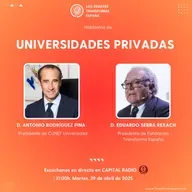 Los debates transforma España. Universidades privadas.