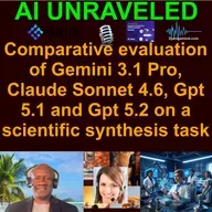 [TEASER] 📊 Frontier Models in Scientific Synthesis: A Comparative Evaluation of Gemini 3.1 Pro, Claude Sonnet 4.6, Gpt 5.1 and Gpt 5.2 on a structured scientific synthesis task.