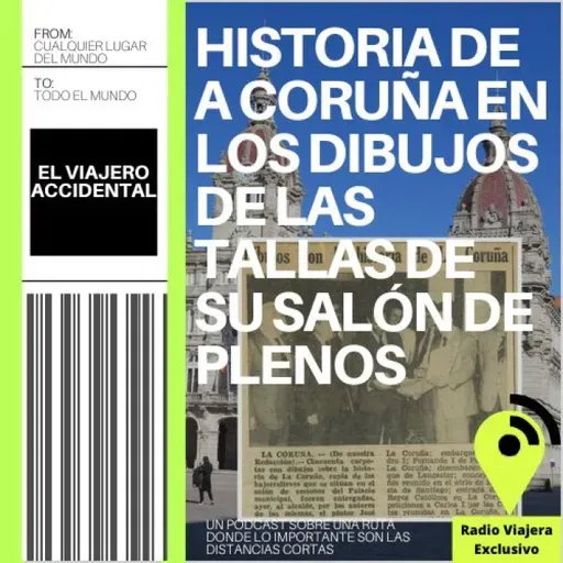 Historia de A Coruña en los dibujos de las tallas de su Salón de Plenos