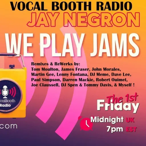 JAY NEGRON We Play Jams on VOCAL BOOTH RADIO - April 3, 2026